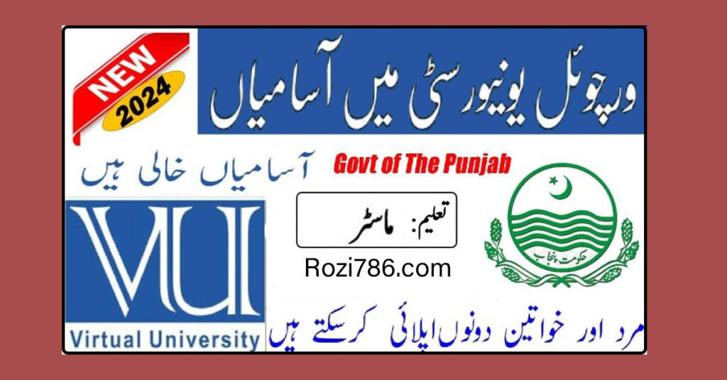 Virtual University Research Assistant Jobs 2024 