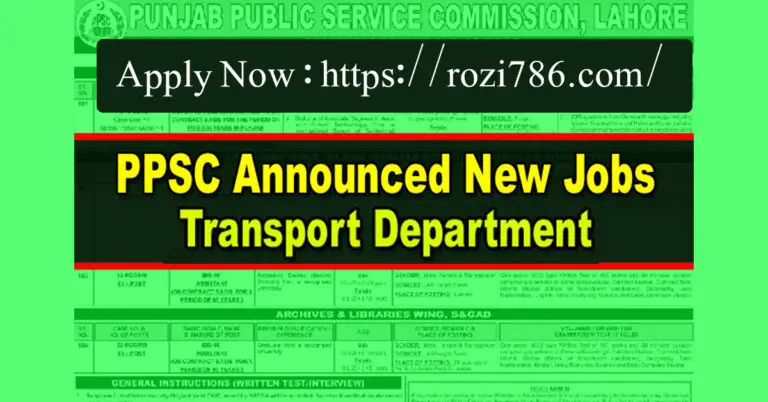 TRANSPORT AND MASSTRANSIT DEPARTMENT LAHORE